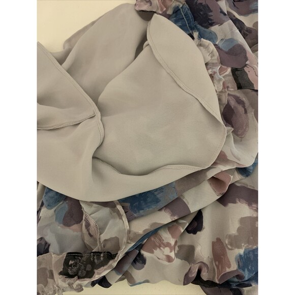 Buddy Love Women’s Dress Floral Long Sleeve Bell Mini Ruffle Small Wedding Guest - Picture 4 of 8